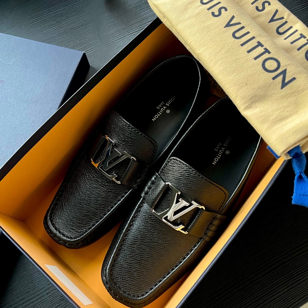 LOUIS VUITTON MONTE CARLO MOCASSIN - BLACK (06)